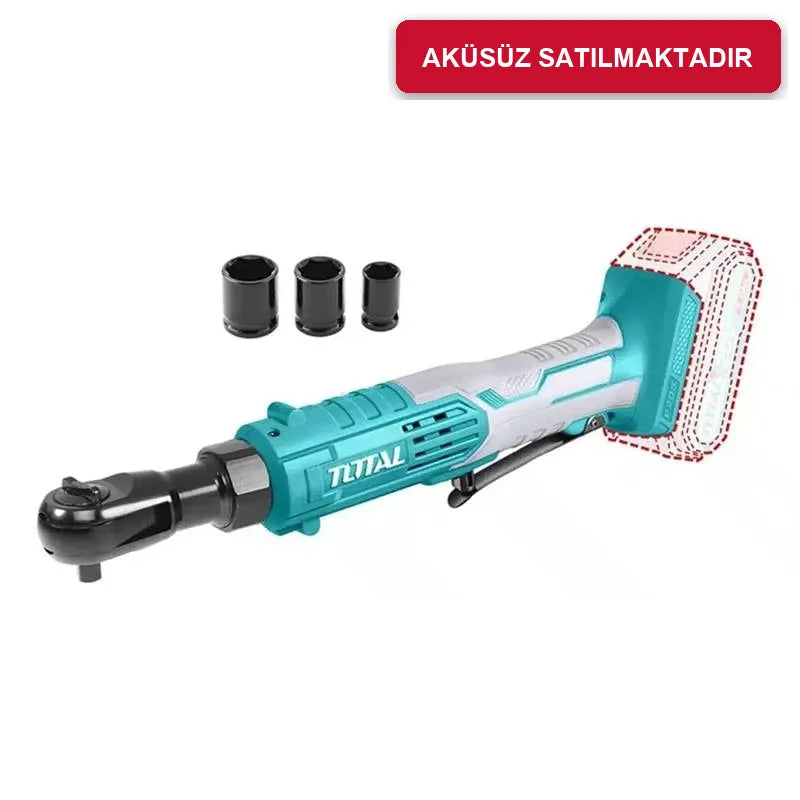Total TDRLI2060151 solo 3/8 inç akülü cırcır kolu