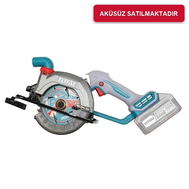 Solo akülü daire testere Total TSLI1402 kömürsüz