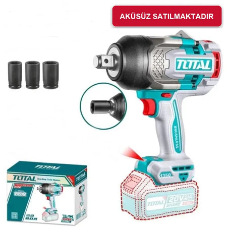 Solo akülü somun sıkma Total TIWLI201351 1/2 inç