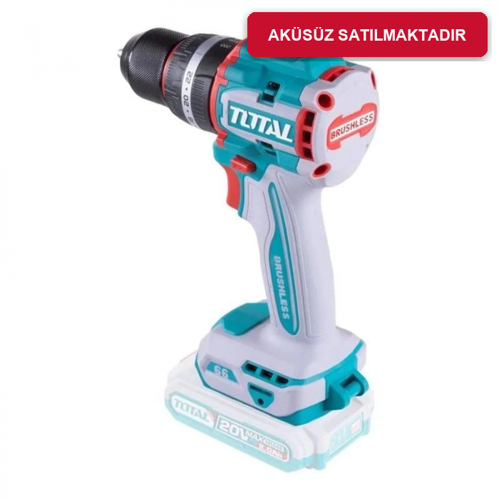 Total TIDLI206681 20V 66Nm Solo Akülü Darbeli Matkap