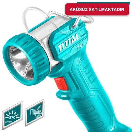 270 lümen çalışma lambası Total TWLI2038 akülü