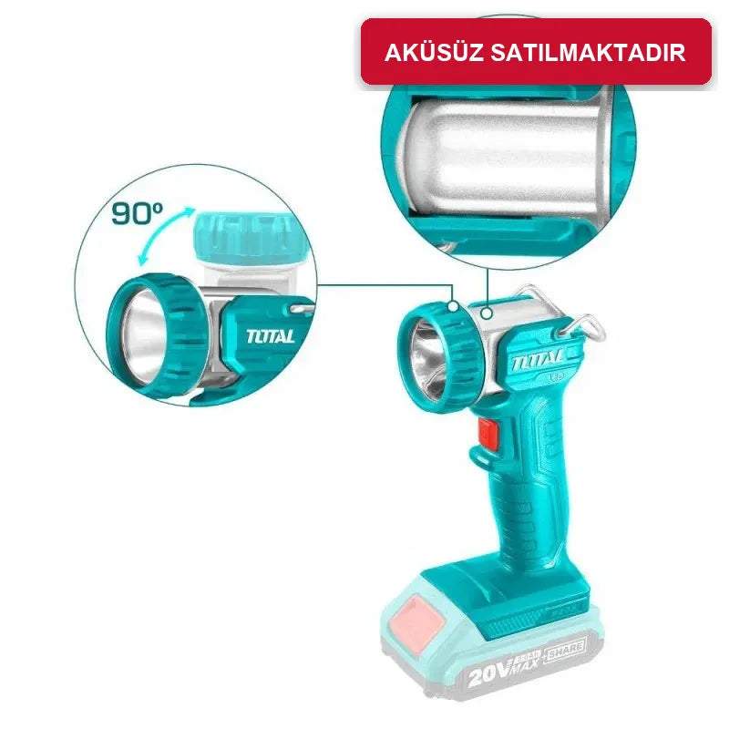 Total çalışma lambası TWLI2038 - solo akülü
