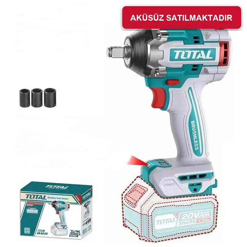 Total TIWLI20501 Solo Akülü Darbeli Somun Sıkma Sökme
