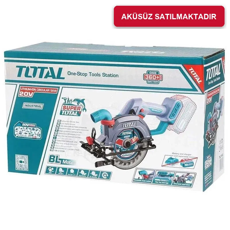Total TSLI1402 Solo Akülü Kömürsüz Daire Testere
