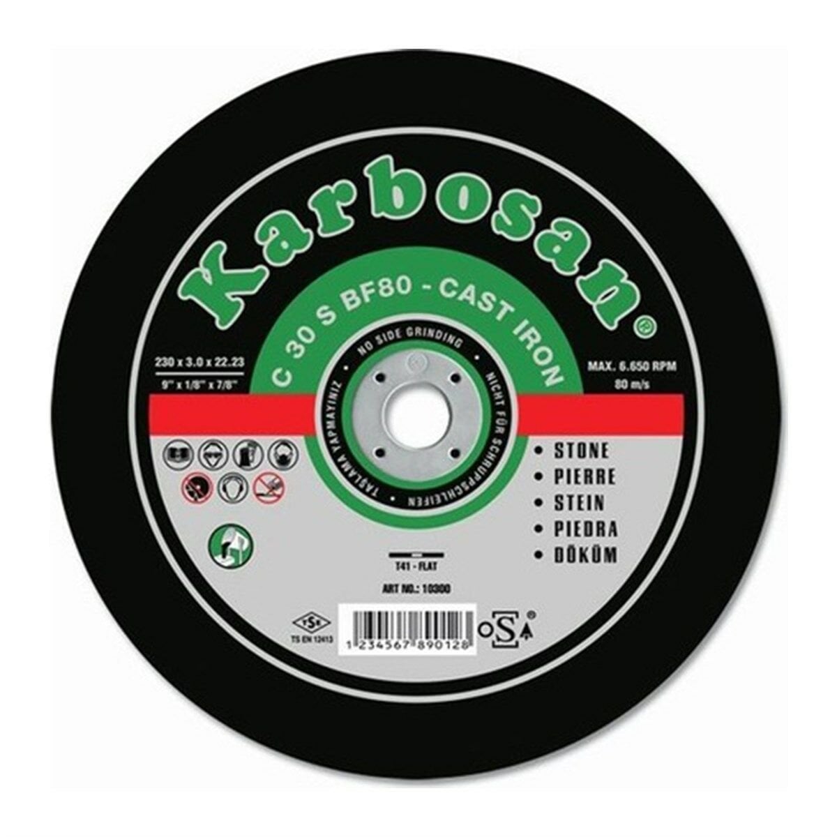 Karbosan 912750 SC Mermer Kesme Diski 230x3.5x22.23mm