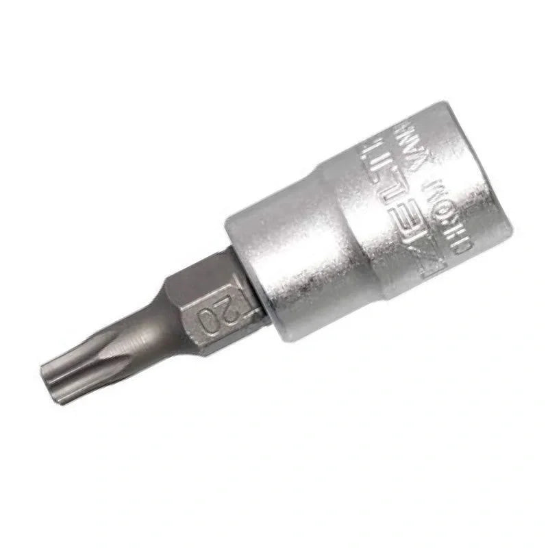 İzeltaş 1/4'' T40 Lokmalı Star Torx Uç, mekanik uygulamalarda pratik ve güvenilir kullanım için tasarlanmıştır.