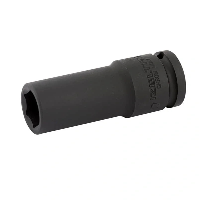 İzeltaş 1/2'' Altı Köşe Derin 18mm Lokma Anahtar, mekanik uygulamalarda pratik ve güvenilir kullanım için tasarlanmıştır.