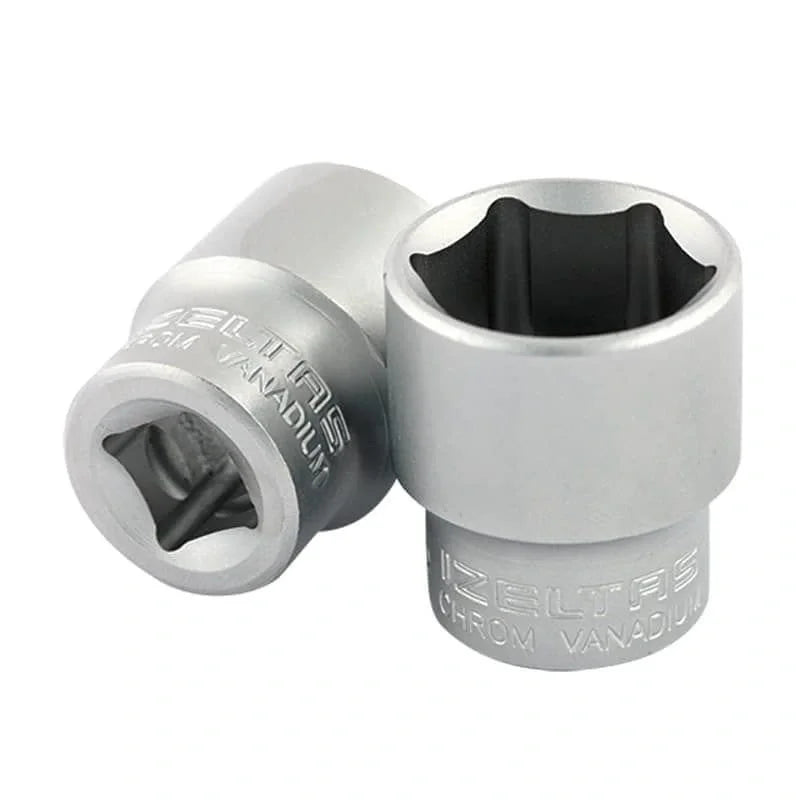 İzeltaş 3/8'' Altı Köşe 11mm Lokma Anahtarı, sıkma ve sökme işlemlerinde kontrollü kullanım sunar.