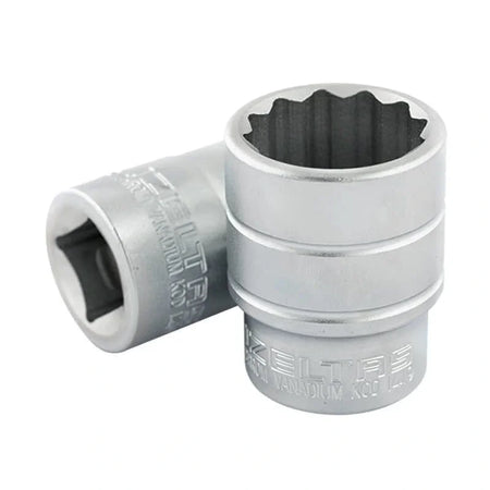 İzeltaş 3/4'' 34mm Oniki Köşe Lokma Anahtar, sıkma ve sökme işlemlerinde kontrollü kullanım sunar.
