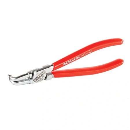 İzeltaş 170mm Yaysız Eğri İç Segman Pense, kavrama, sıkma ve kesme işlemlerinde pratik kullanım sunar.
