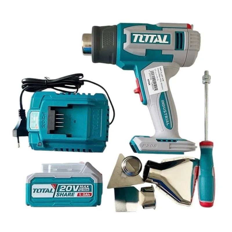 LCD akülü sıcak hava tabancası Total TBLI20035