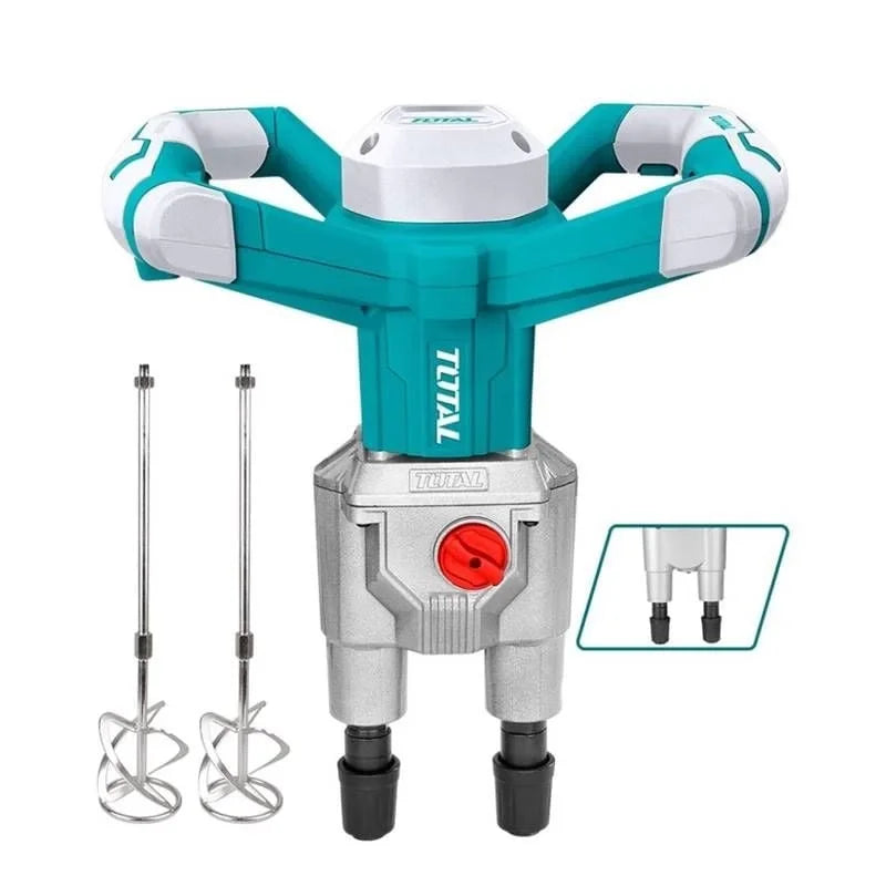 Çift başlı harç boya karıştırıcı Total TD616006