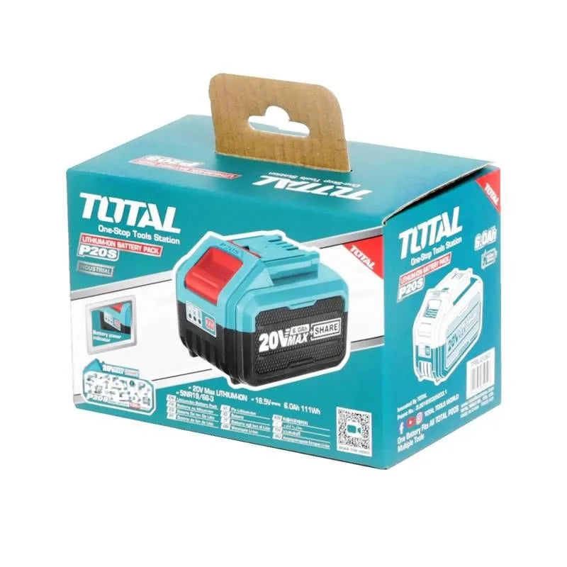 Total TFBLI2060 20V 6.0Ah Lityum İyon Yedek Akü Batarya