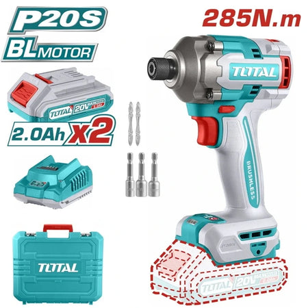 Akülü darbeli vidalama Total TIRLI2028E 285 Nm