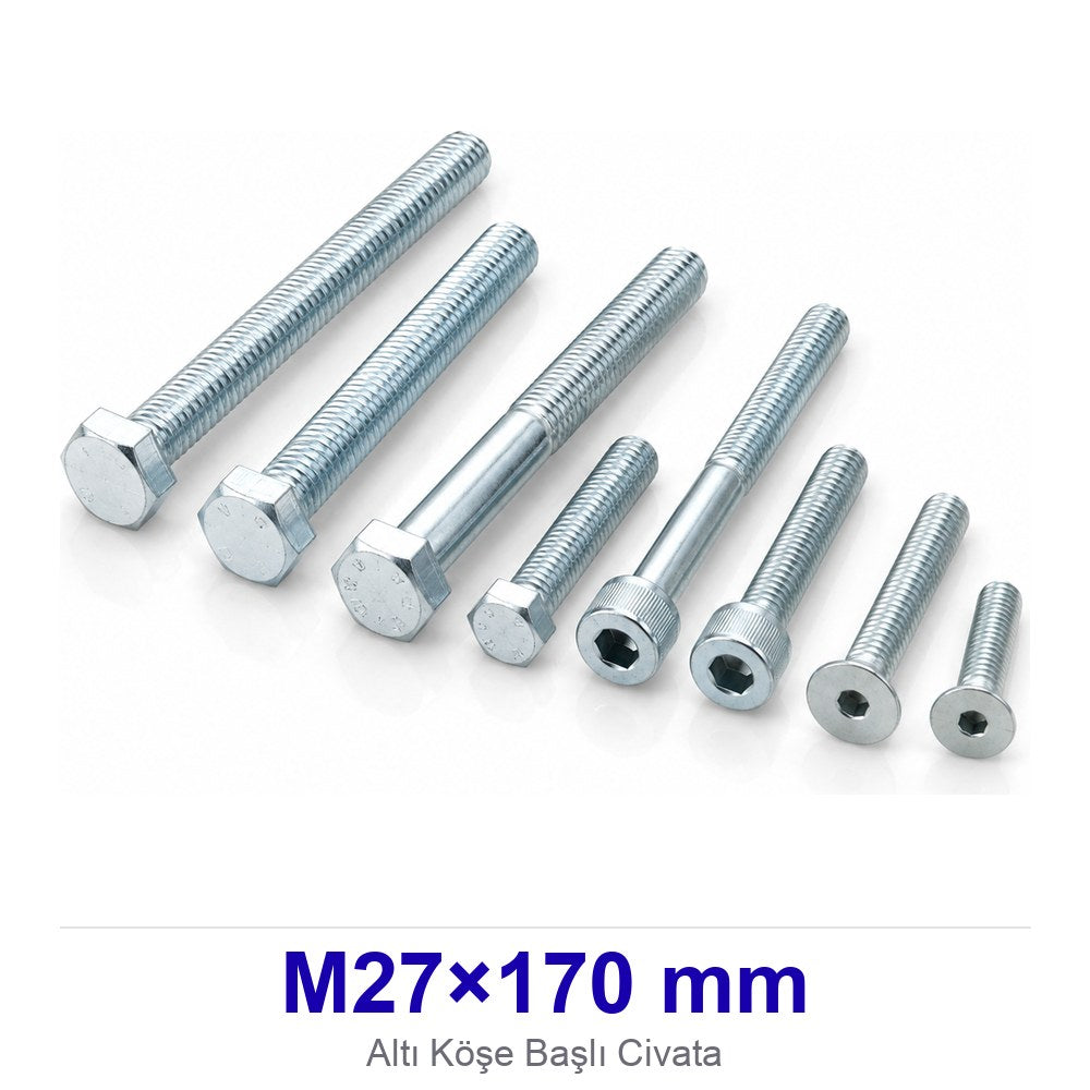 Altı Köşe Başlı Civata M27×170 mm