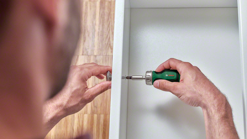 Bosch BOSCH1600A027PN Değiştirilebilir Cırcırlı Tornavida Seti 6 Uçlu