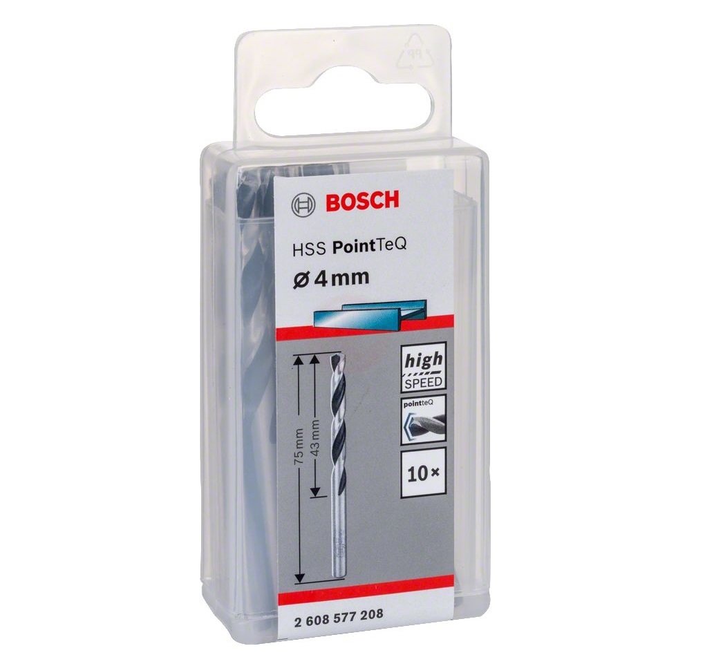 Bosch BOSCH2608577208 HSS PointTeQ Metal Matkap Ucu DIN 338 4 mm