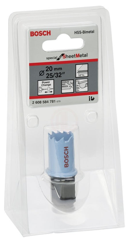 Bosch BOSCH2608584781 Special for Sheet Metal Delik Açma Testeresi (Panç) 20 mm