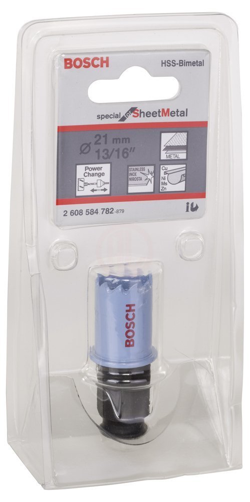 Bosch BOSCH2608584782 Special for Sheet Metal Delik Açma Testeresi (Panç) 21 mm