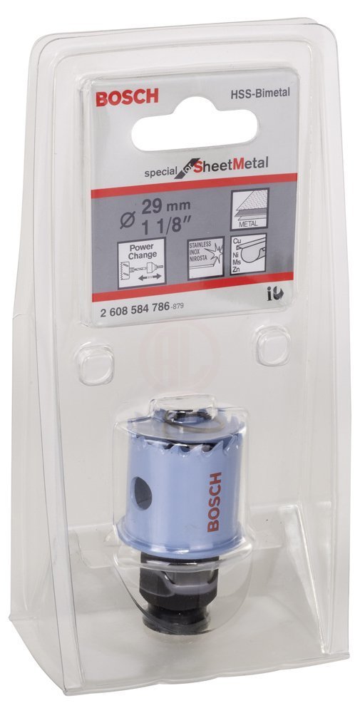 Bosch BOSCH2608584786 Special for Sheet Metal Delik Açma Testeresi (Panç) 29 mm