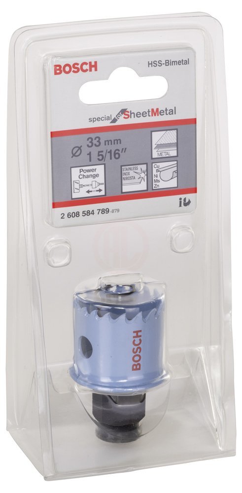 Bosch BOSCH2608584789 Special for Sheet Metal Delik Açma Testeresi (Panç) 33 mm