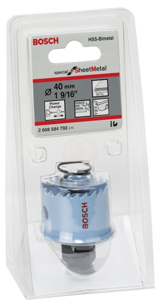 Bosch BOSCH2608584792 Special for Sheet Metal Delik Açma Testeresi (Panç) 40 mm