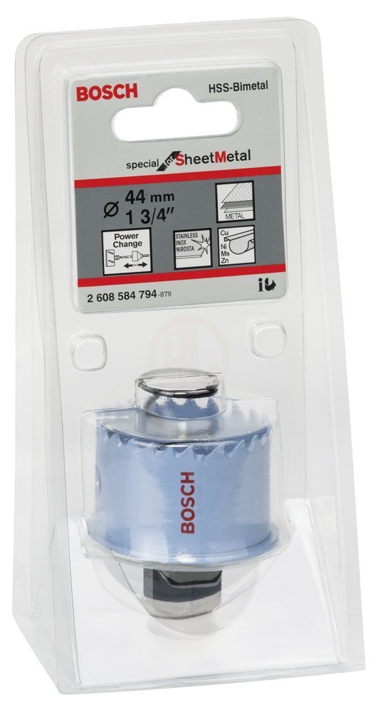 Bosch BOSCH2608584794 Special for Sheet Metal Delik Açma Testeresi (Panç) 44 mm