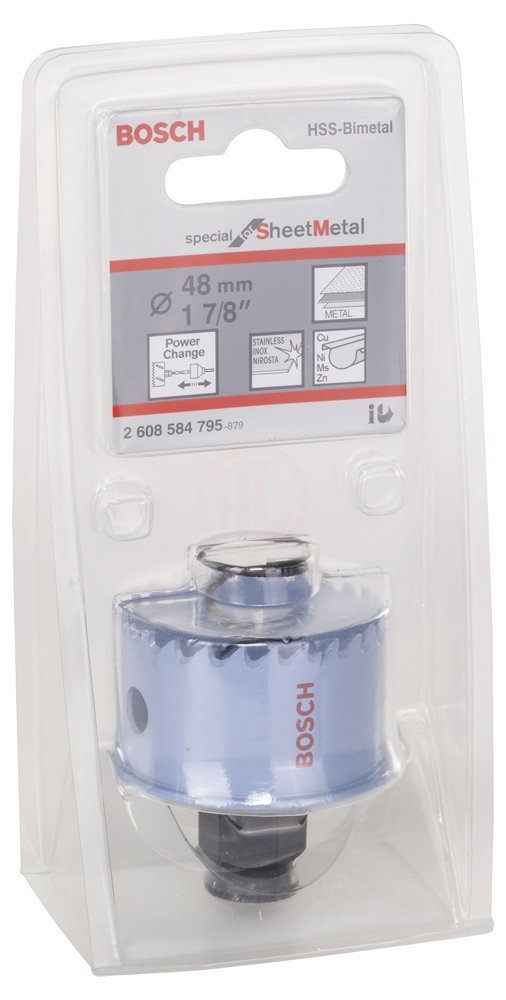 Bosch BOSCH2608584795 Special for Sheet Metal Delik Açma Testeresi (Panç) 48 mm