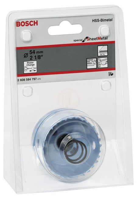 Bosch BOSCH2608584797 Special for Sheet Metal Delik Açma Testeresi (Panç) 54 mm
