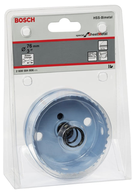 Bosch BOSCH2608584806 Special for Sheet Metal Delik Açma Testeresi (Panç) 76 mm