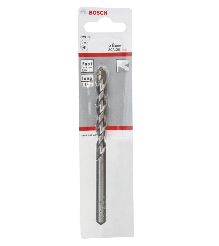 Bosch BOSCH2608597663 CYL-3 Silver Percussion Beton Matkap Ucu 8x120 mm