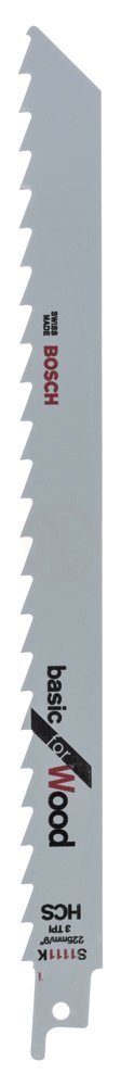 Bosch BOSCH2608650678 Basic for Wood Panter Testere Bıçağı S 1111 K 225 mm (5'li)