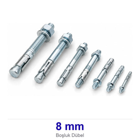 Boşluk Dübel 8 mm