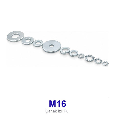 Çanak İzli Pul M16