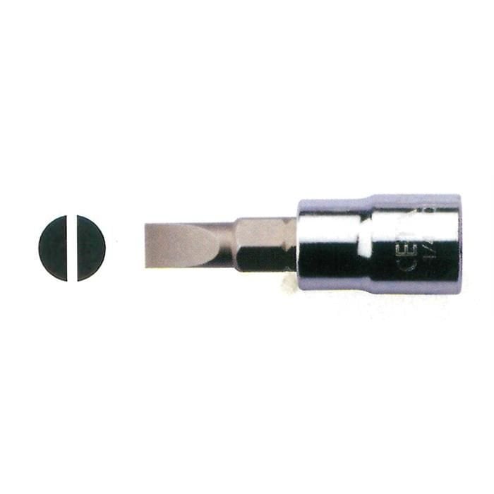 Ceta Form C08S-S55 1/4" Düz Uçlu Lokma 5.5 mm