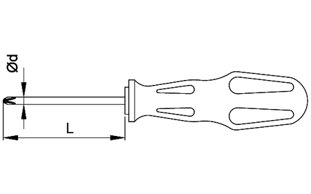 Ceta Form 4200/51M Torex Yıldız Uçlu Tornavida Ph1x80 mm