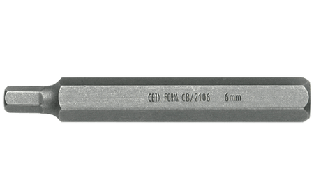 Ceta Form CB/2106G Sıkıştırma Yuvalı Allen Bits Uç-Uzun Tip 6x75 mm