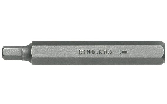 Ceta Form CB/2112G Sıkıştırma Yuvalı Allen Bits Uç-Uzun Tip 12x75 mm