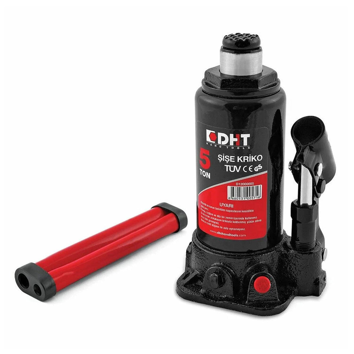 DHT D12000005 Şişe Kriko 5 Ton 90-130 mm