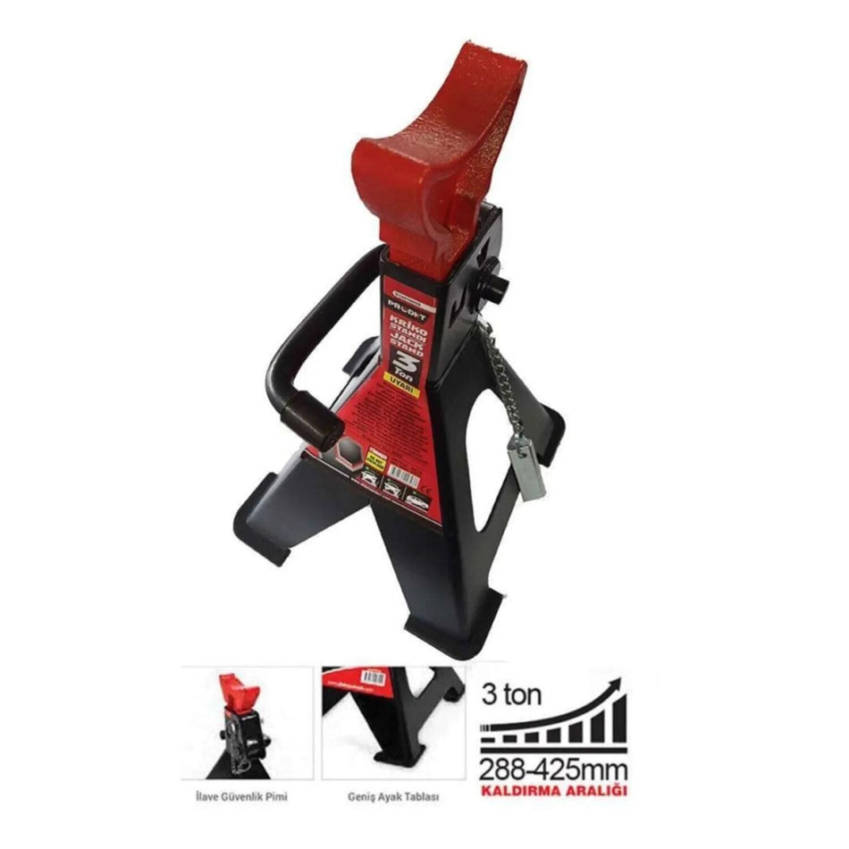 DHT D12010003 Araç Altı Sehpa 3 Ton 288-425 mm (Kriko Standı 1 Çift)