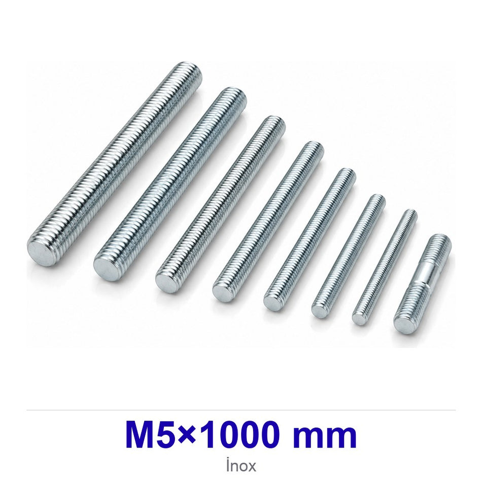 İnox Gijon M5×1000 mm