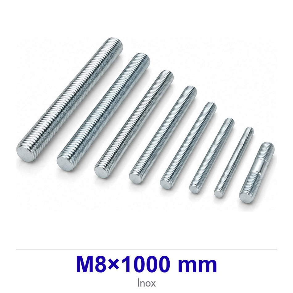 İnox Gijon M8×1000 mm