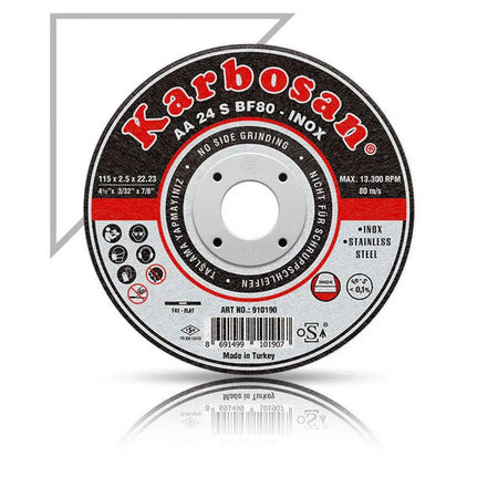 Karbosan 910420 Inox Thinline Kesme Diski 180x1.9x22.23mm
