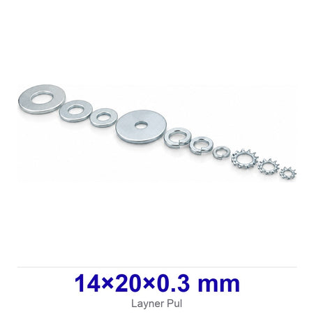 Layner Pul 14×20×0.3 mm