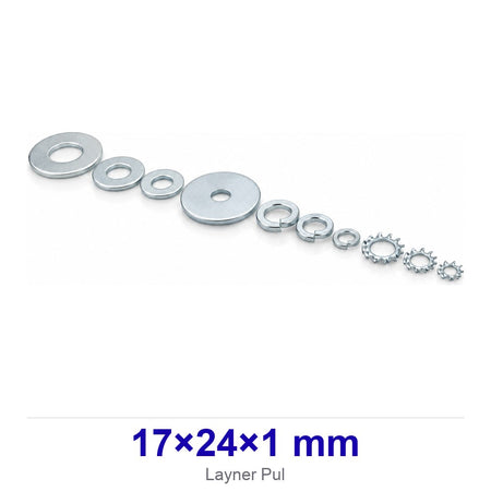 Layner Pul 17×24×1 mm