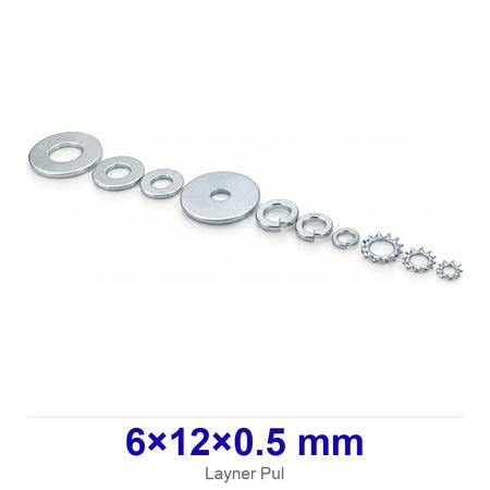 Layner Pul 6×12×0.5 mm