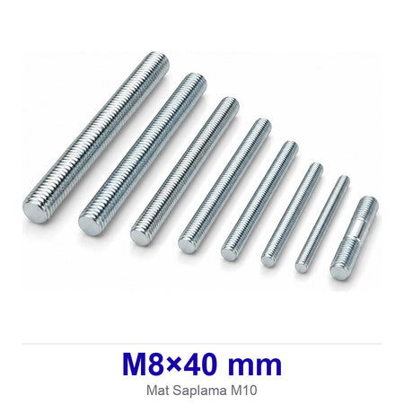 Mat Saplama M8×40 mm M10
