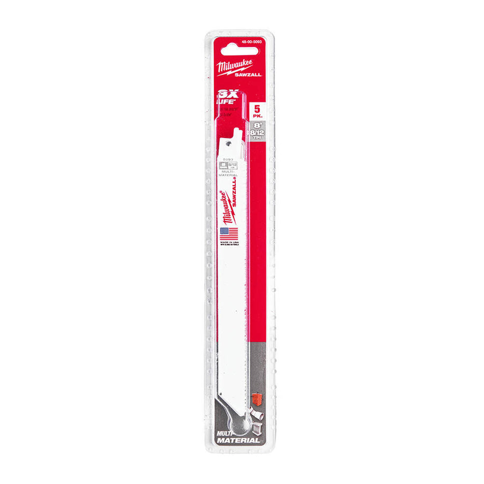 Milwaukee 48005093 200 mm Bi-Metal Genel S-Kılıç Testere Bıçağı