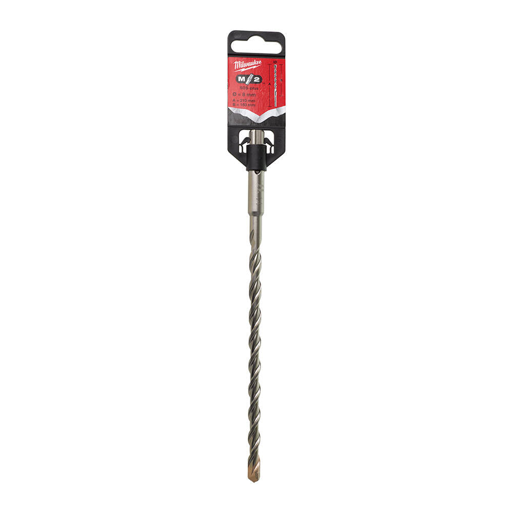 Milwaukee 4932307072 8x210 mm SDS-Plus MS2 Seri 2 Elmaslı Matkap Ucu