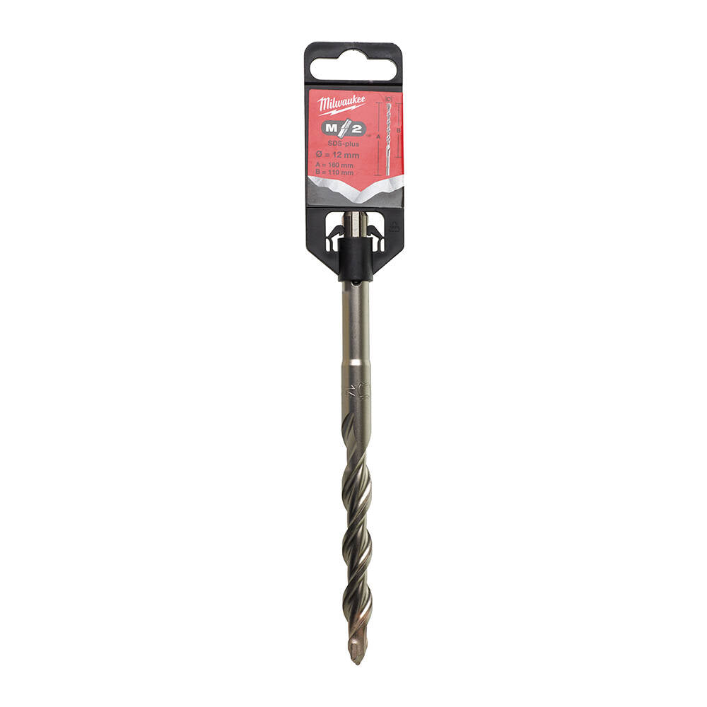 Milwaukee 4932307075 12x160 mm SDS-Plus MS2 Seri 2 Elmaslı Matkap Ucu
